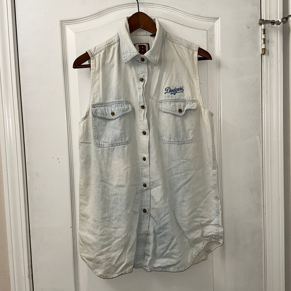 Vintage Boa Pro Classic Los Angeles Dodgers Vest Unisex